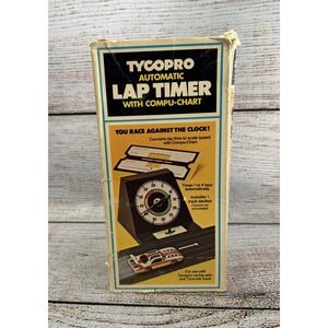 Vintage Tyco Tycopro Automatic Lap Timer with Compu-Chart No. 8772 HO Scale
